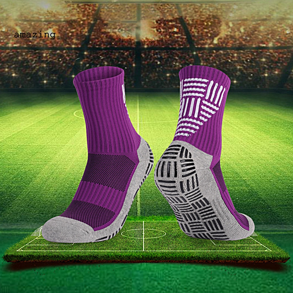 1 Đôi Vớ Thể Thao Co Giãn Tốt Họa Tiết Kẻ Sọc Thời Trang Cho Nam