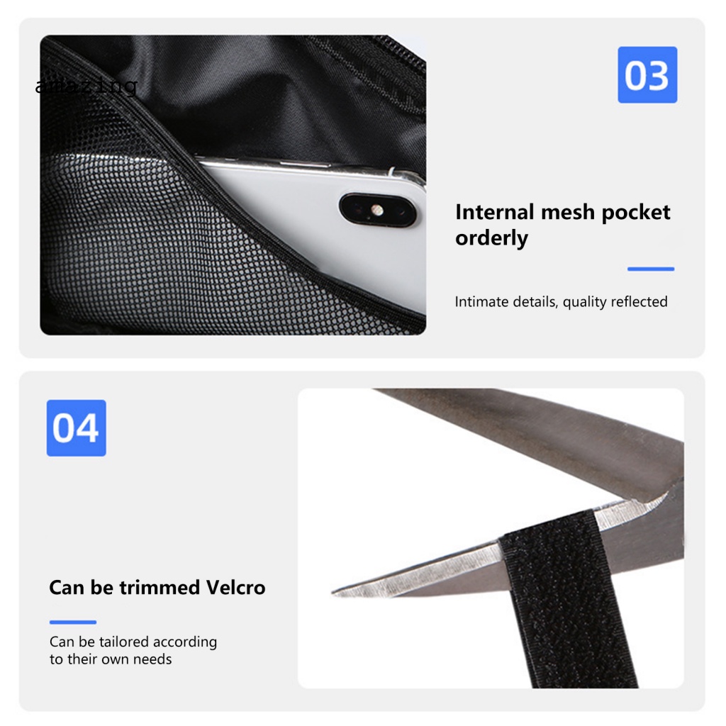 Túi Đựng Đồ Hình Tam Giác Màu Đen Gắn Khung Xe Đạp Tiện Dụng