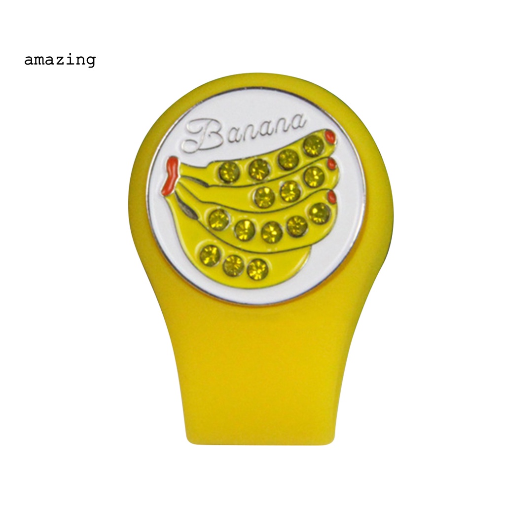 Kẹp Đánh Dấu Bóng Golf Từ Tính Mềm Mại Họa Tiết Trái Cây