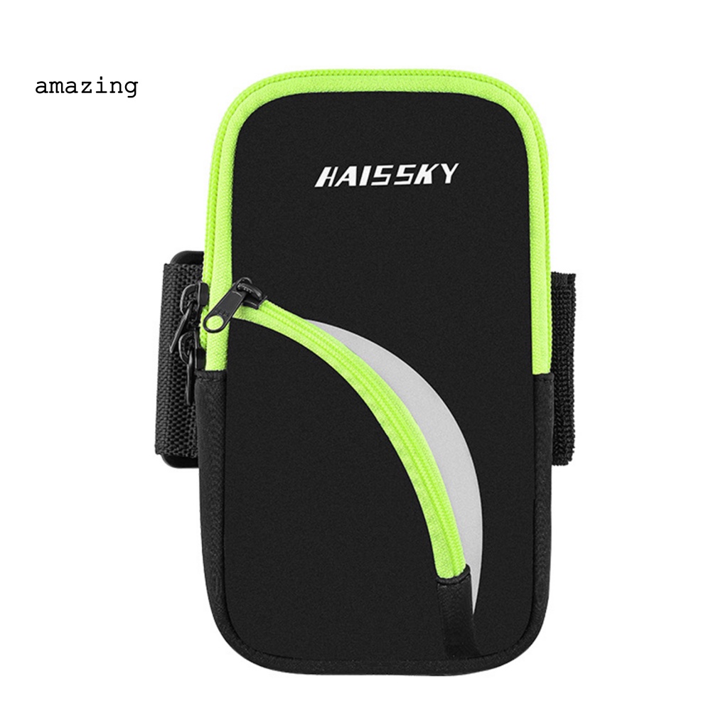Túi Đựng Điện Thoại Đeo Cánh Tay Cỡ Lớn Có Khóa Kéo Chống Thấm Nước Tiện Dụng Khi Chạy Bộ