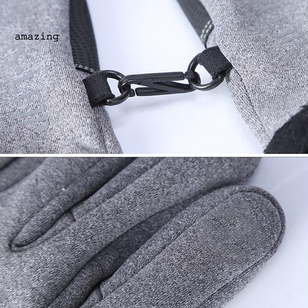 Găng Tay Chống Gió Chống Nước Dày Dặn Có Thể Chạm Màn Hình Cảm Ứng