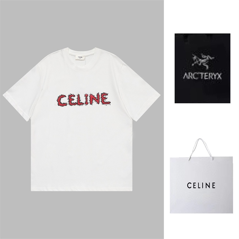 Ce88 Lin &amp; - Áo Thun Tay Ngắn In Chữ Đinh Tán Cơ Bản Dành Cho Unisex