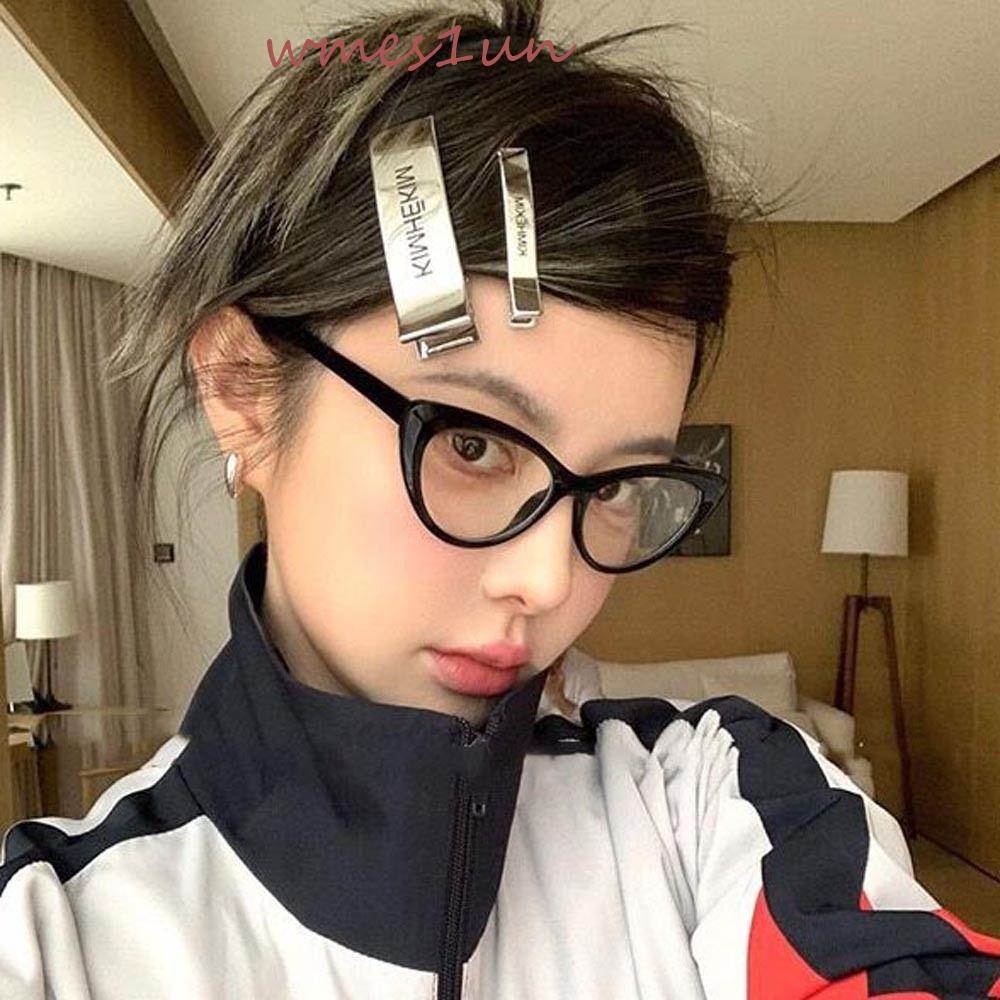 Kẹp Tóc Nữ Hình Mỏ Vịt Bằng Kim Loại Phong Cách Hàn Quốc WMES15H