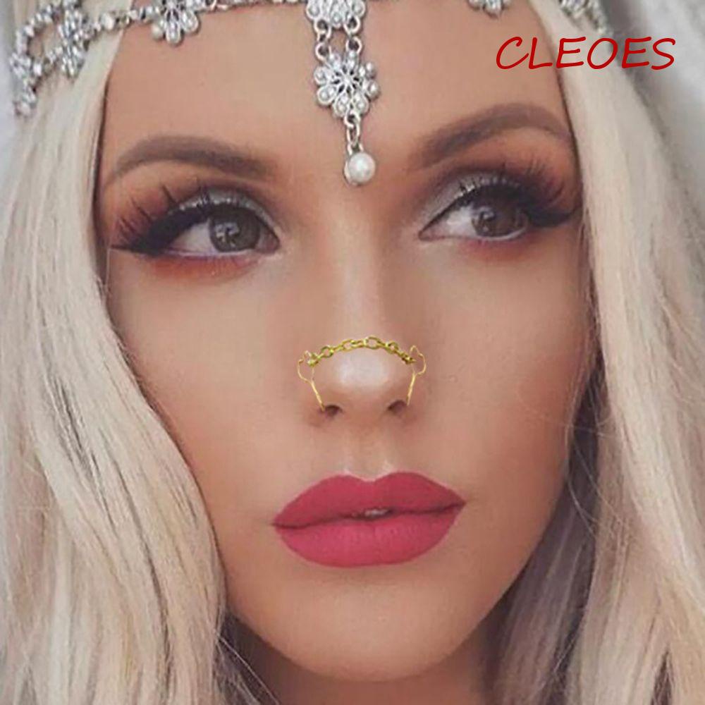 Khuyên Mũi Thép Không Gỉ Đính Đá Nhân Tạo Thời Trang Dành Cho Nam