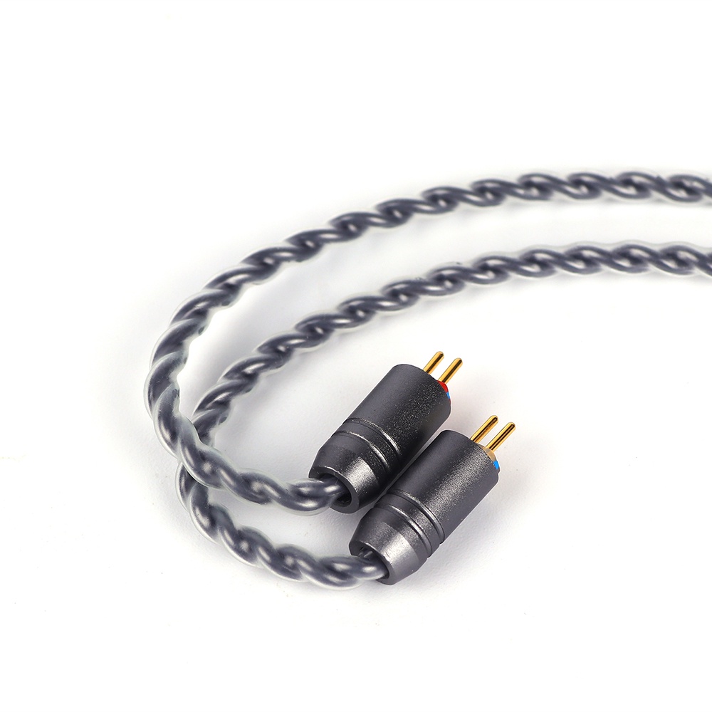 Tripowin Grace Detachable Earphone Cable with Microphone 0.78mm 2Pin Connector Silver-plated Oxygen Free Copper OFC Olina Mele