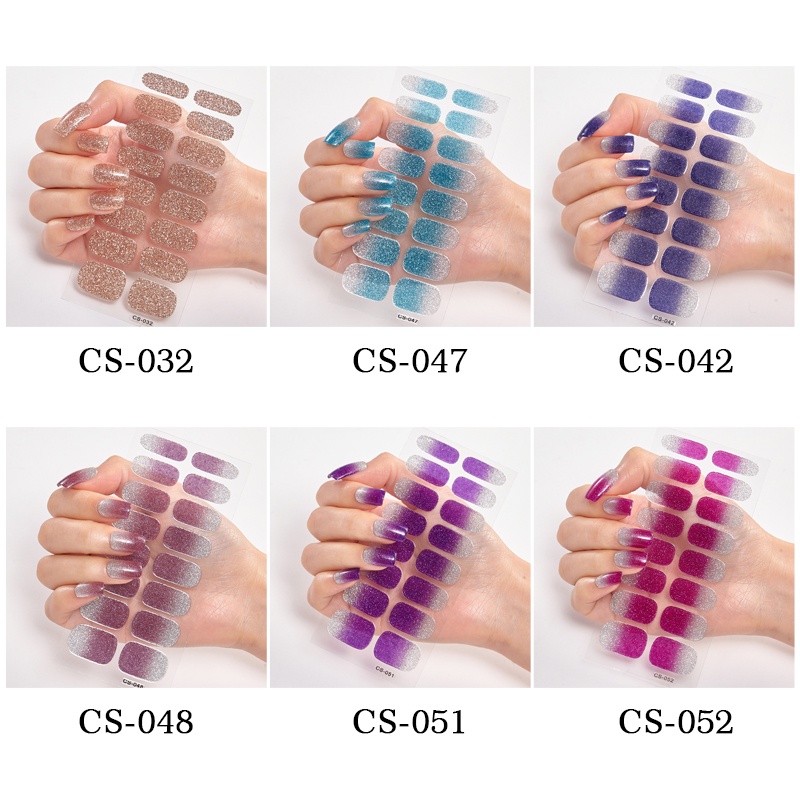 Miếng Dán Trang Trí Móng Tay 3D DIY Che Phủ Toàn Diện