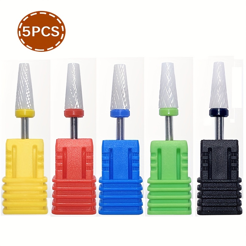 Bộ 5 Đầu Mài Sứ 2.35mm Cho Máy Mài Móng Tay