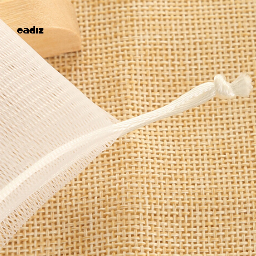 Bộ 2 Túi Lưới Đựng Xà Phòng Rửa Mặt Tạo Bọt Tiện Dụng