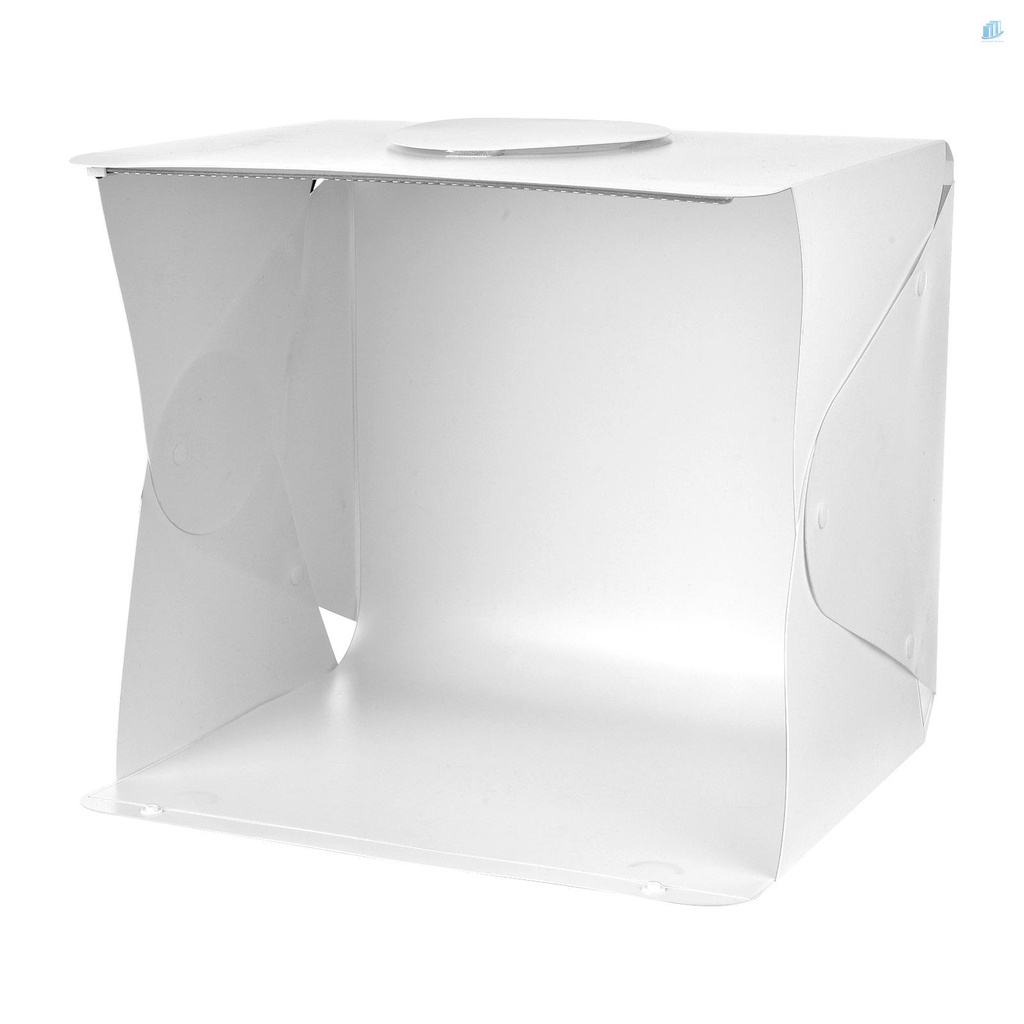 Hộp Đèn Chụp Ảnh Mini Andoer 40cm / 15.7inch 10W 5500K Với 6 Màu Có Kẹp Gắn Điện Thoại / Máy Tính Để Bàn