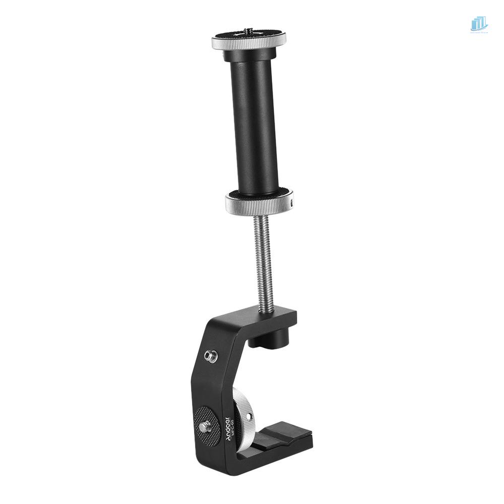 Kẹp Cây Hình Chữ C Đa Năng 10cm Mở Rộng 10cm Chuyên Dụng Cho Máy Ảnh DSLR / Andoer MFC-60
