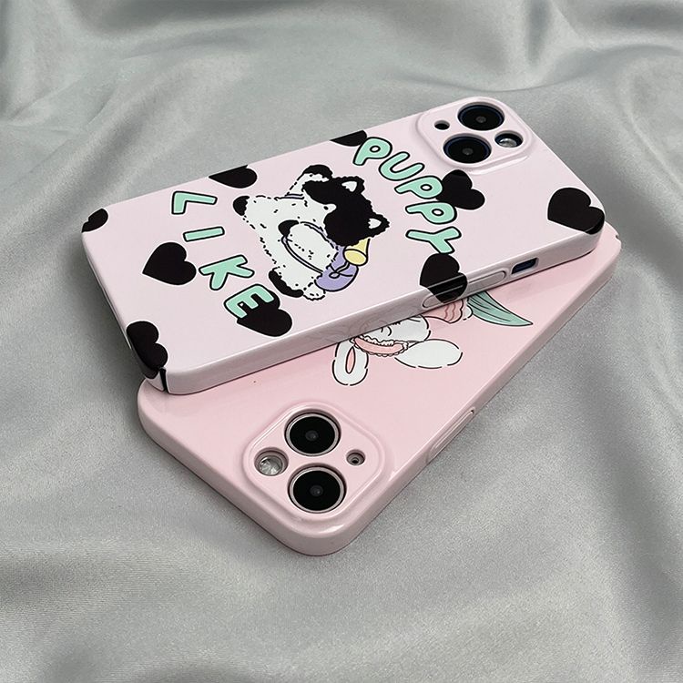 Ốp Điện Thoại Cứng Họa Tiết Thỏ / Hoa Tulip Bảo Vệ Toàn Diện Cho Apple 14 11 1314 plusXS