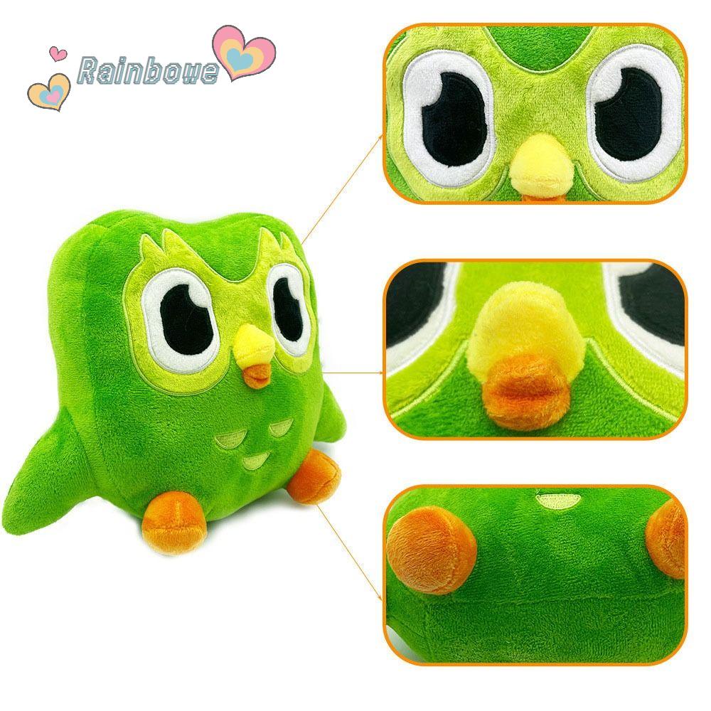 Cú Nhồi Bông Màu Cầu Vồng Đáng Yêu 20cm