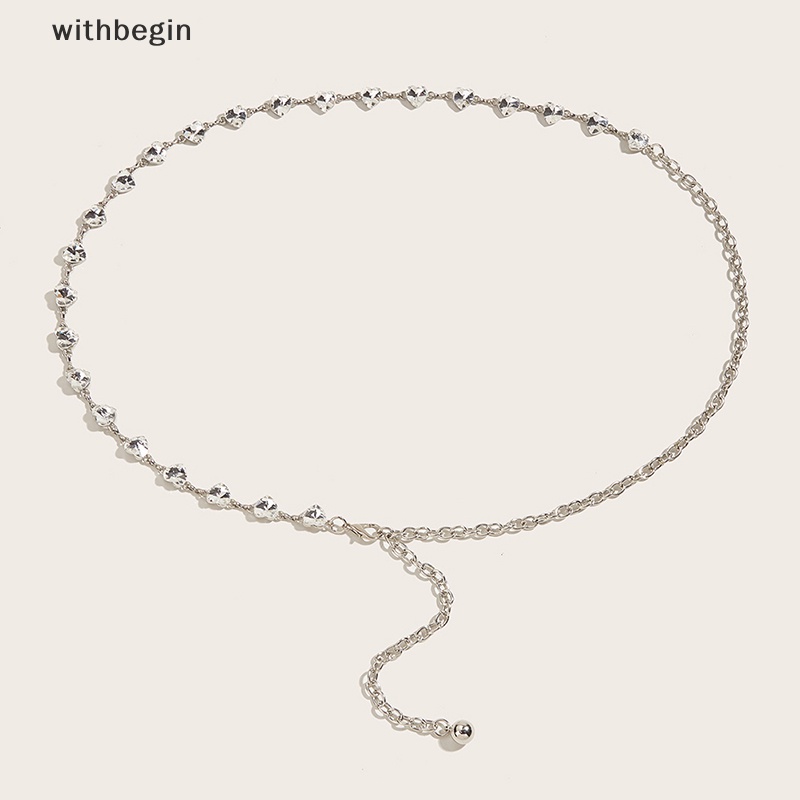 Thắt Lưng Dây Xích Bằng Kim Loại Đơn Giản Thời Trang Cổ Điển Cho Nữ