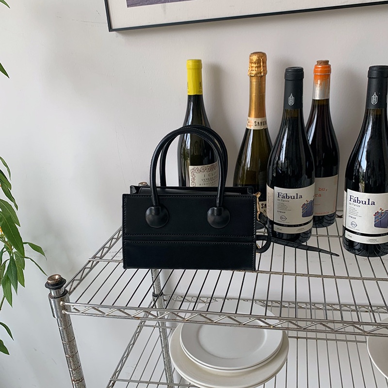 Túi xách đeo chéo IELGY dáng vuông nhỏ gọn phong cách cổ điển thời trang đơn giản dây tháo rời được dài 125cm