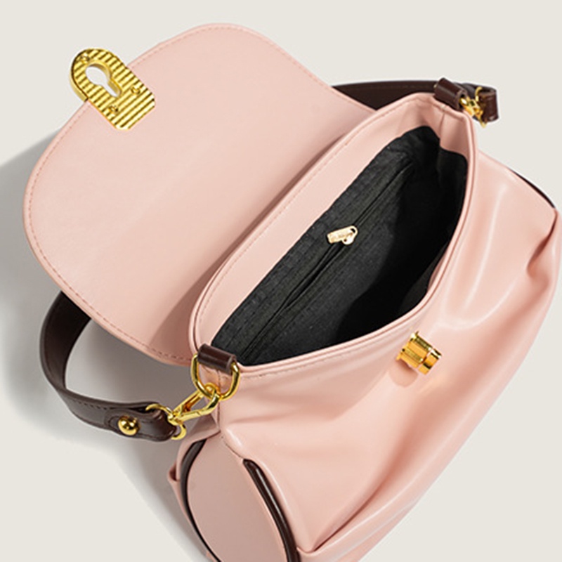 Ielgy Túi đeo dưới cánh tay Thời Trang Đơn Giản Kết Cấu Cao Đa Màu Sắc niche Phù Hợp Với Bánh Bao