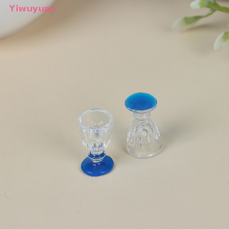 Bộ 4 Mô Hình Cốc Bia Và Rượu Mini Trong Suốt Dùng Trang Trí Nhà Búp Bê Mới