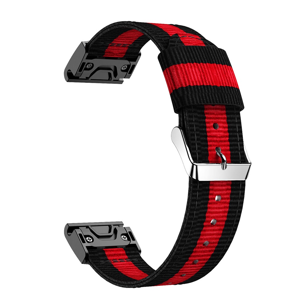 Dây Đeo Vải Dù Canvas Tháo Gỡ Nhanh Cho Garmin Fenix 7 7x 6 6X Pro 5 5x Plus Forerunner 955 945 935