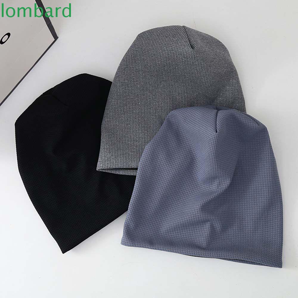 Mũ Beanie Dệt Kim Màu Trơn Mềm Mại Thời Trang Xuân Hè Phong Cách Hàn Quốc Cho Nữ