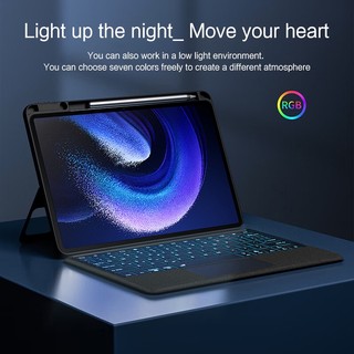 Ốp bao da máy tính bảng có bàn phím cho xiaomi pad 6 pro mipad 6 mipad6 mi pad 6 2023 xiaomi pad 5 pro redmipad se 11 2023