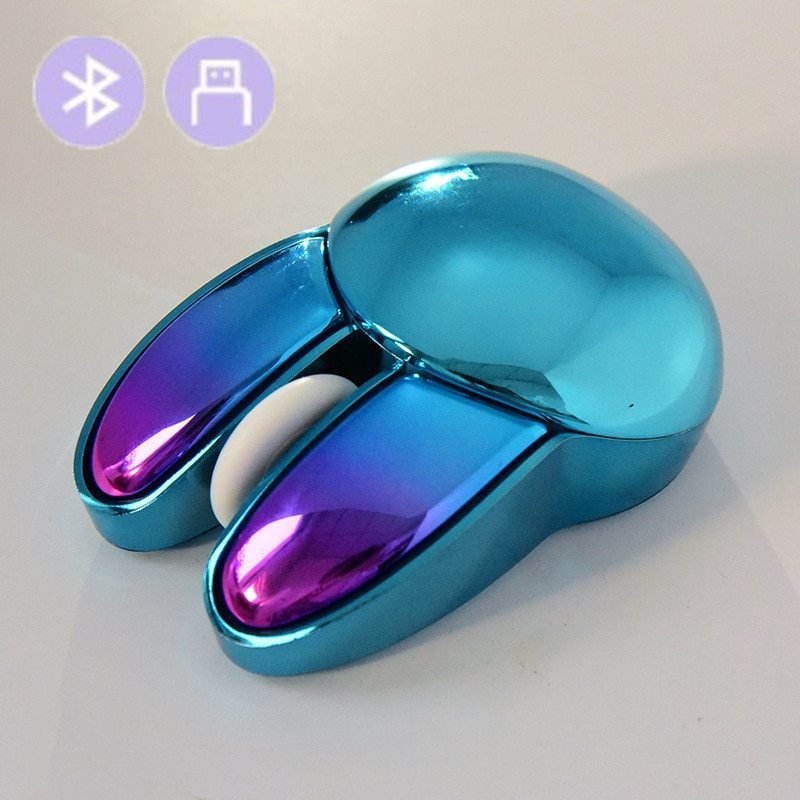 Chuột Không Dây Bluetooth 3D Hình Thỏ Dễ Thương Cho Laptop / PC