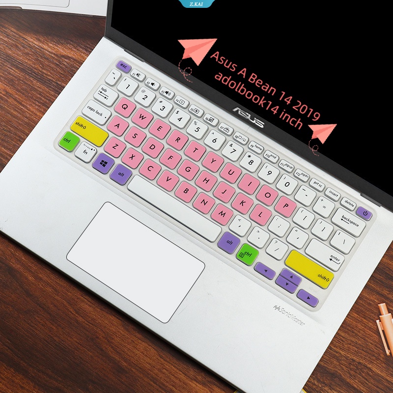 Vỏ Bọc Bảo Vệ Bàn Phím Máy Tính Asus A Bean 14 2019 Adolbook14 Inch Chống Ẩm Có Thể Tháo Rời