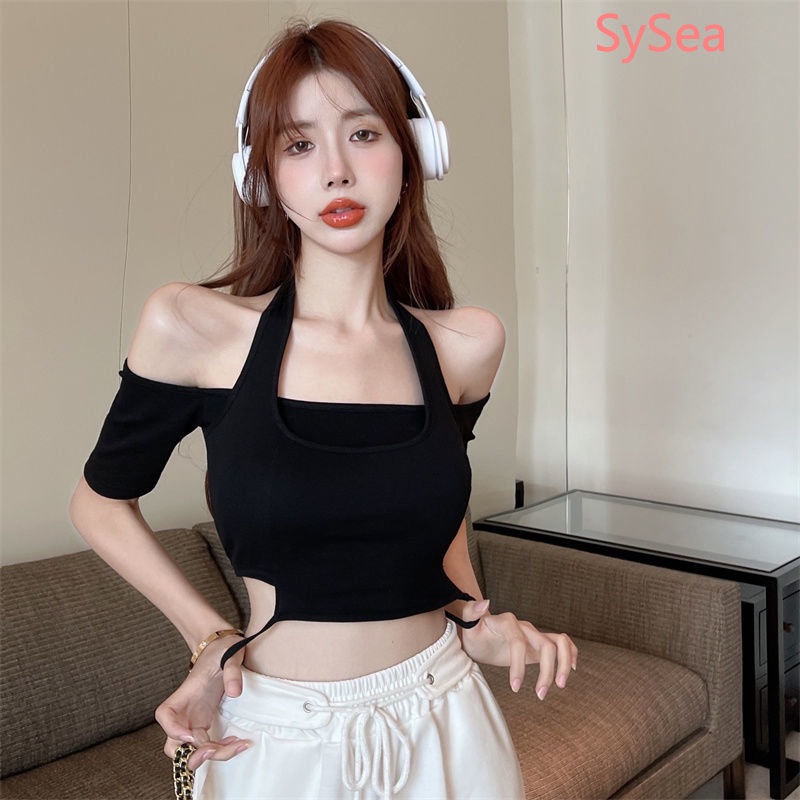 Áo Kiểu Hàn Quốc Dáng Ôm Thời Trang Mùa Hè Quyến Rũ Cho Nữ