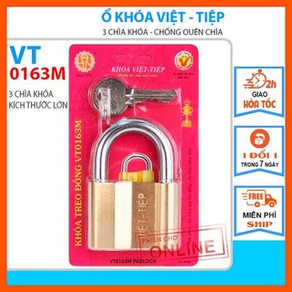 Ổ khóa đồng việt tiếp, ổ khóa chống quên chìa -vt0163m