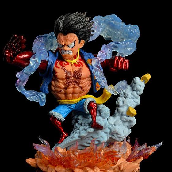 Mô hình luffy gear 4 hầu pháo chibi cao 16cm (fullbox)