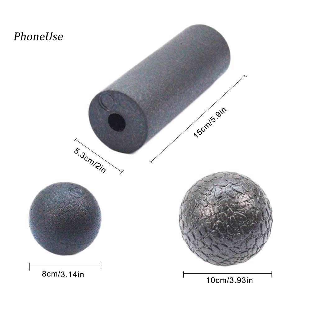 Bóng Lăn Mát Xa Tập Yoga / Pilates Chất Liệu Da PU