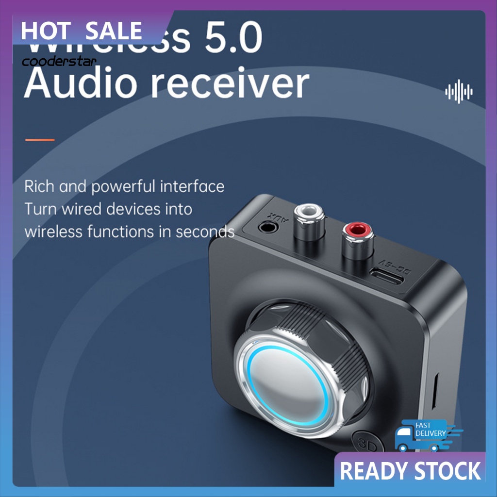 Thiết Bị Nhận Tín Hiệu Âm Thanh Bluetooth 5.0 RCA 3.5mm