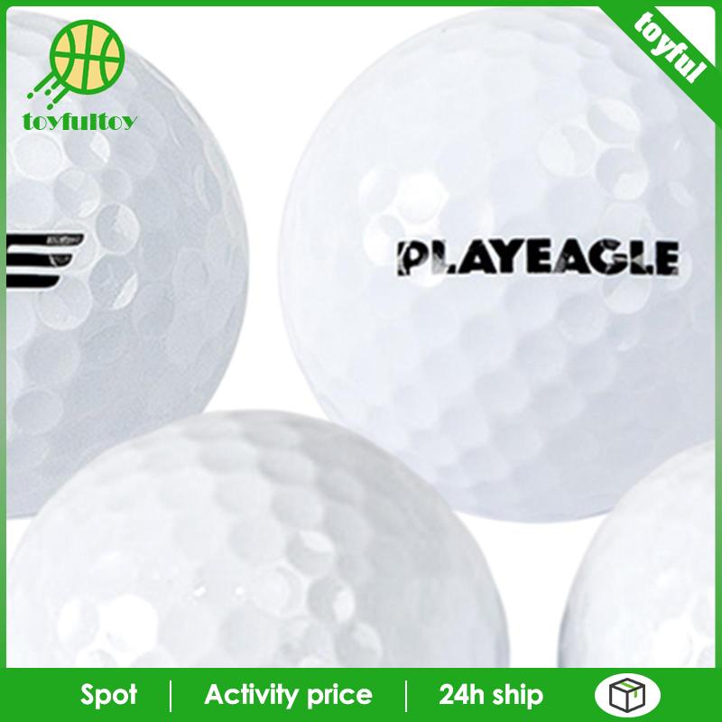 Set 10 Quả Bóng Golf Hai Lớp Màu Trắng Cho Nam