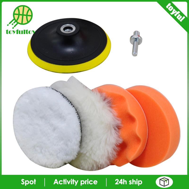 Bộ 6 Miếng Đệm Đánh Bóng Xe Hơi Đa Năng