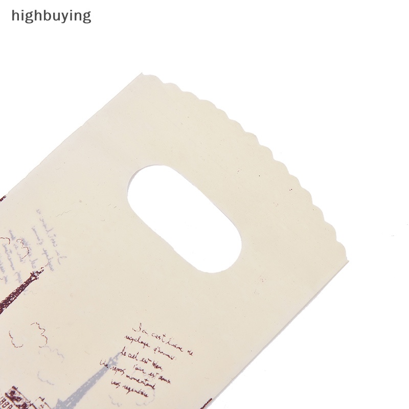 Set 100 Túi Mua Sắm Bằng Nhựa Có Tay Cầm Tiện Lợi