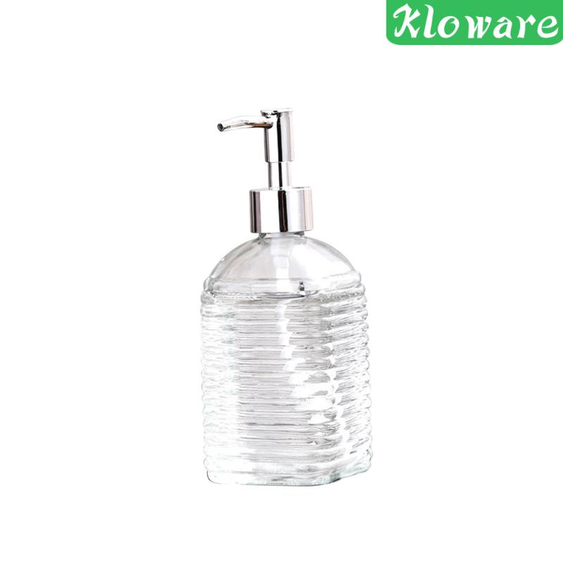 Bình Đựng Xà Phòng Rửa Tay Bằng Thủy Tinh Trong Suốt