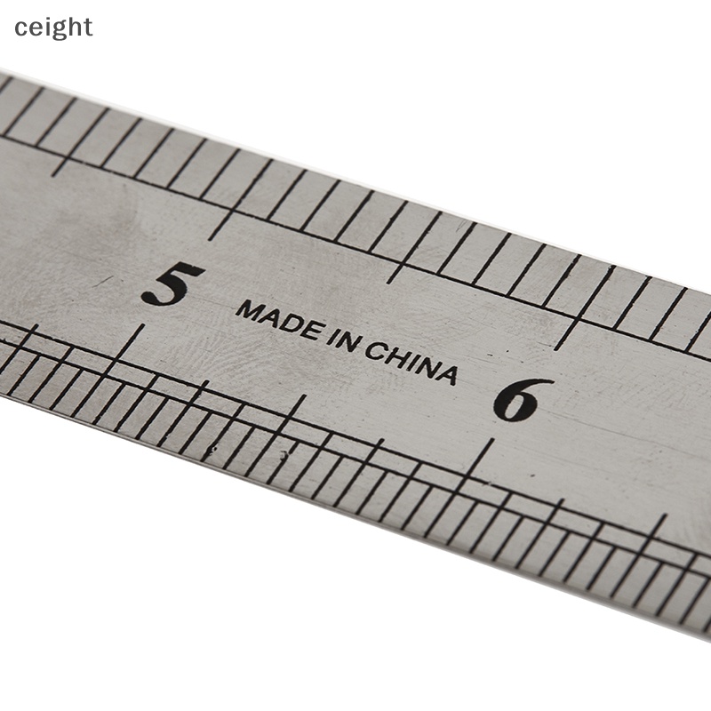 Thước Đo Thẳng Bằng Thép Không Gỉ Hai Mặt 15-30cm Tiện Dụng