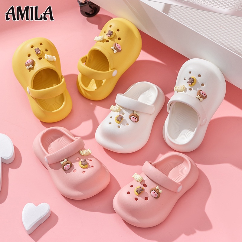 Dép Đi Trong Nhà Chống Trượt Họa Tiết Hoạt Hình Dễ Thương Cho Các Bé