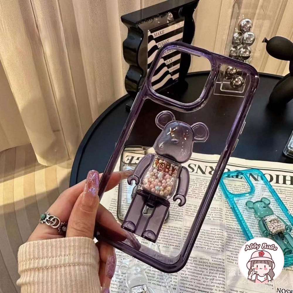 Ốp Điện Thoại TPU Dẻo Gắn Giá Đỡ Hình Kaws Phong Cách Hàn Quốc Cho IPhone 14 Pro Max 11 12 11 Pro Max X XS 7Plus