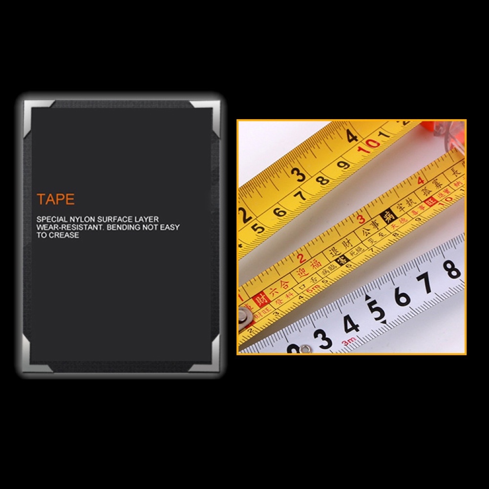 Cuộn Thước Dây 3 / 5 / 7.5 / 10m Độ Chính Xác Cao Có Thể Thu Gọn Tiện Dụng