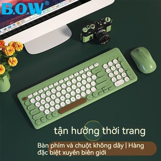 BOW bàn phím và chuột không dây bộ máy tính xách tay máy tính để bàn bàn phím ngoài và chuột USB tắt tiếng