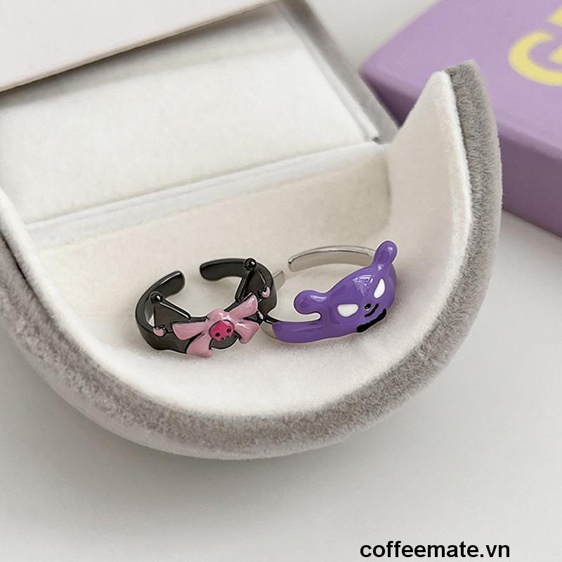 ⚡Nhẫn Hình Hoạt Hình Kuromi Dễ Thương Cho Nữ