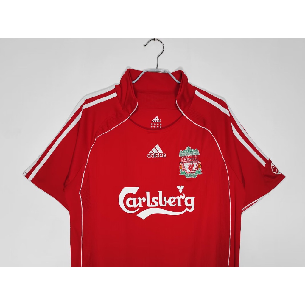 Áo Thun Thể Thao Ngắn Tay Mau Khô Phong Cách Retro Liverpool 2006 / 07