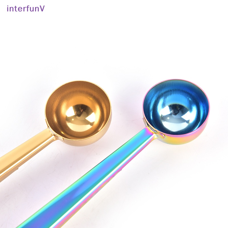 Muỗng Cà Phê Bằng Thép Không Gỉ Hai Trong 1 Tiện Dụng