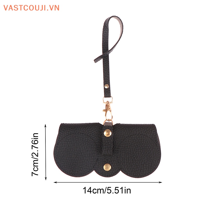 1 Túi Da Thủ Công Đựng Mắt Kính Phong Cách Retro