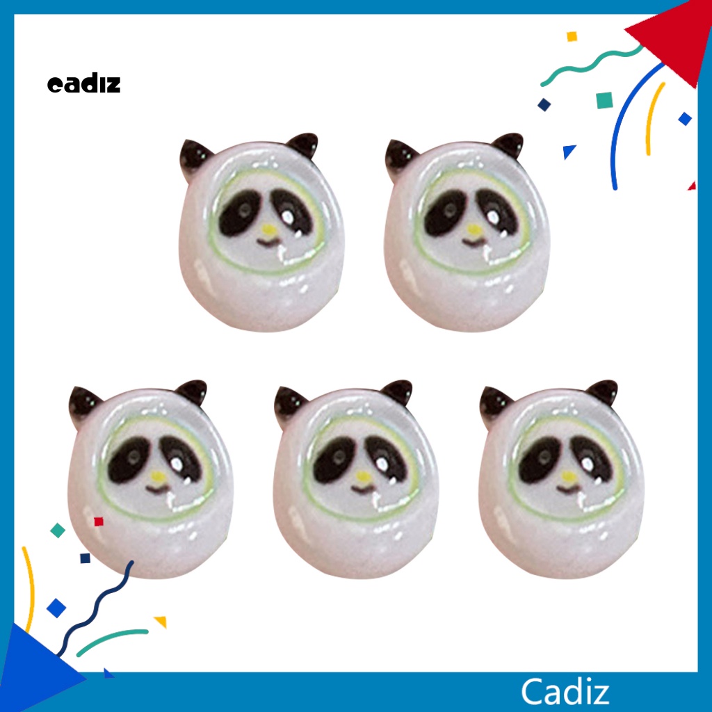 Bộ 5 Phụ Kiện Trang Trí Móng Tay Hình Hoạt Hình Dễ Thương