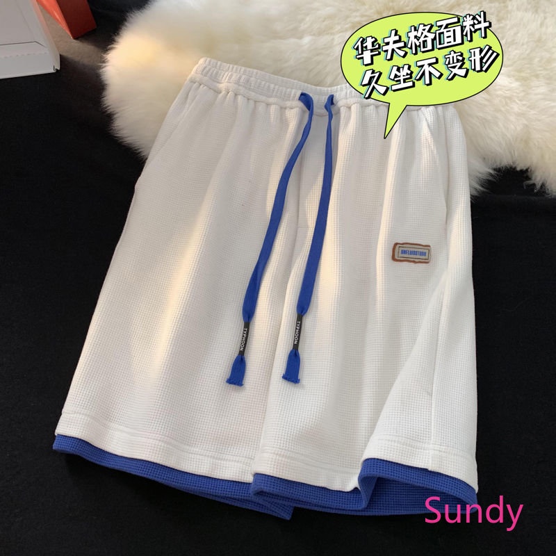 Quần ngắn ống rộng Thêu Họa Tiết Thời Trang Mùa Hè Hàn Quốc Plus Size Cho Nữ