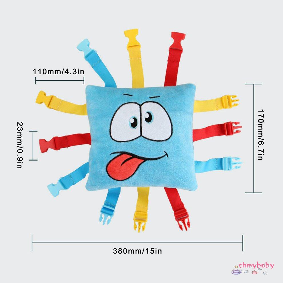 [Trong kho] Đồ chơi Hoạt động học tập Lắp ráp Khóa nhồi bông Gối giác quan phát triển kỹ năng vận tinh [P/22]