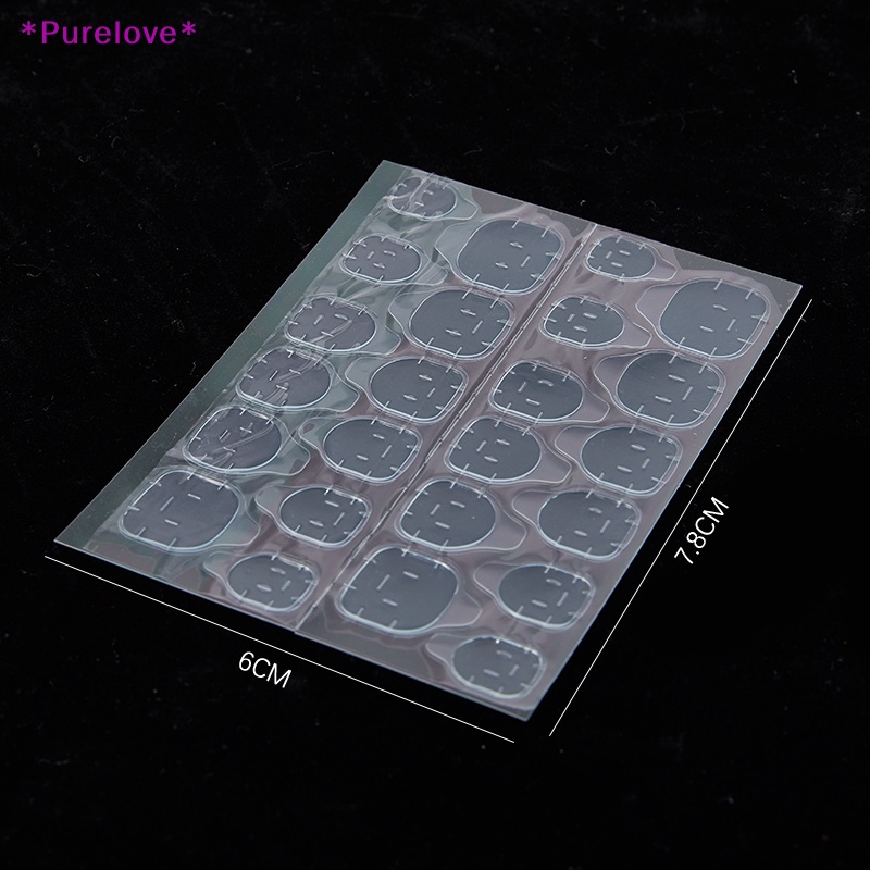 Set 1 / 10 Miếng Dán Nối Móng Hai Mặt Trong Suốt Tiện Dụng Mới