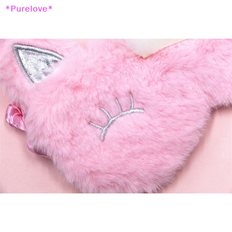 Bịt Mắt Ngủ Hình Kỳ Lân 3D Bằng Lông Nhung Dễ Thương Xinh Xắn