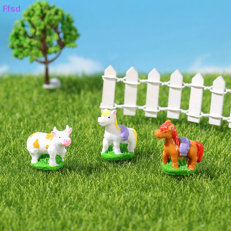 {Ffsd} Mô Hình Con Cú Bằng Nhựa Resin Thủ Công Thu Nhỏ Dễ Thương Trang Trí Nhà Cửa DIY