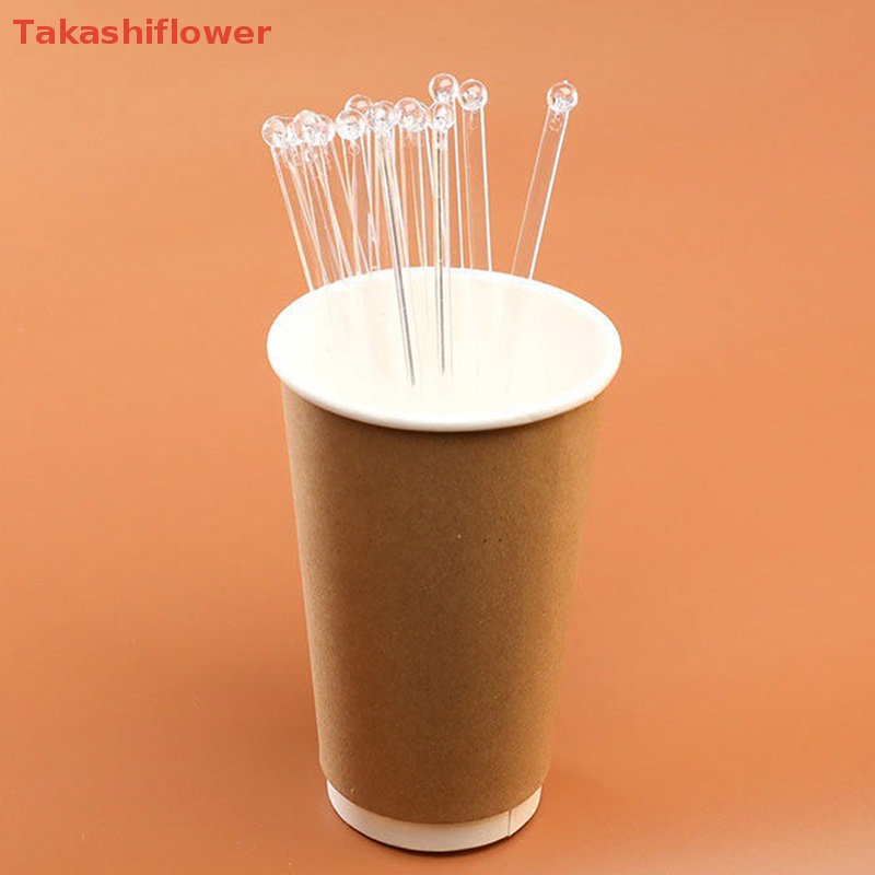 Set 100 Cây Khuấy Cà Phê Bằng Nhựa Chất Lượng Cao